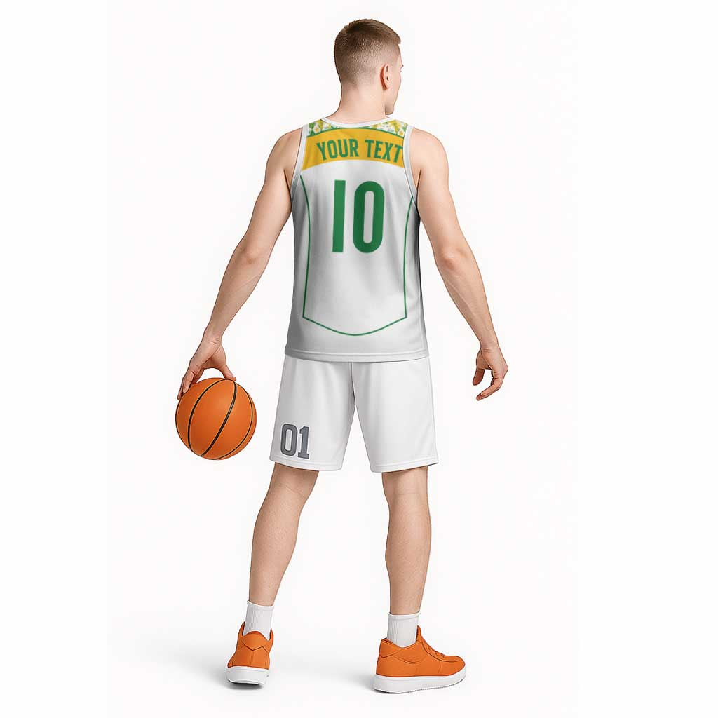 Custom Australia Football Basketball Jersey Aboriginal Pattern Sporty Style-White Color - Wonder Print Shop