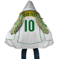 Custom Australia Football Cloak Aboriginal Pattern Sporty Style-White Color - Wonder Print Shop
