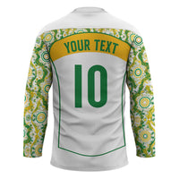 Custom Australia Football Hockey Jersey Aboriginal Pattern Sporty Style-White Color - Wonder Print Shop