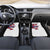 Slovakia Car Mats Flag Grunge Half Style with Slovak Pattern