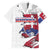 Slovakia Family Matching Off The Shoulder Long Sleeve Dress and Hawaiian Shirt Flag Grunge Half Style with Slovak Pattern