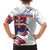 Slovakia Family Matching Off Shoulder Maxi Dress and Hawaiian Shirt Flag Grunge Half Style with Slovak Pattern