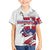 Slovakia Family Matching Off Shoulder Maxi Dress and Hawaiian Shirt Flag Grunge Half Style with Slovak Pattern