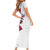 Slovakia Family Matching Short Sleeve Bodycon Dress and Hawaiian Shirt Flag Grunge Half Style with Slovak Pattern