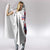 Slovakia Hooded Blanket Flag Grunge Half Style with Slovak Pattern