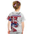 Slovakia Kid T Shirt Flag Grunge Half Style with Slovak Pattern