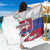 Slovakia Sarong Flag Grunge Half Style with Slovak Pattern