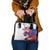 Slovakia Shoulder Handbag Flag Grunge Half Style with Slovak Pattern
