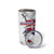 Slovakia Tumbler Cup Flag Grunge Half Style with Slovak Pattern