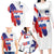 Slovenia Statehood Day Family Matching Long Sleeve Bodycon Dress and Hawaiian Shirt 25 June National Flag Color Brush Stroke Style