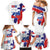 Slovenia Statehood Day Family Matching Mermaid Dress and Hawaiian Shirt 25 June National Flag Color Brush Stroke Style