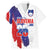 Slovenia Statehood Day Family Matching Mermaid Dress and Hawaiian Shirt 25 June National Flag Color Brush Stroke Style