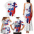 Slovenia Statehood Day Family Matching Tank Maxi Dress and Hawaiian Shirt 25 June National Flag Color Brush Stroke Style