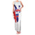 Slovenia Statehood Day Family Matching Tank Maxi Dress and Hawaiian Shirt 25 June National Flag Color Brush Stroke Style