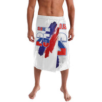 Slovenia Statehood Day Lavalava 25 June National Flag Color Brush Stroke Style