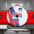 Slovenia Statehood Day Spare Tire Cover 25 June National Flag Color Brush Stroke Style