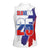 Slovenia Statehood Day Women Sleeveless Polo Shirt 25 June National Flag Color Brush Stroke Style