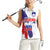 Slovenia Statehood Day Women Sleeveless Polo Shirt 25 June National Flag Color Brush Stroke Style