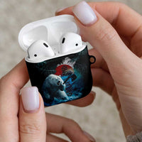Greenlandic Polar Bear Warrior AirPods Case Nordic and Runes Style - Wonder Print Shop