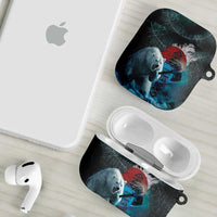 Greenlandic Polar Bear Warrior AirPods Case Nordic and Runes Style - Wonder Print Shop