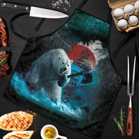 Greenlandic Polar Bear Warrior Apron Nordic and Runes Style - Wonder Print Shop