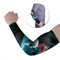 Greenlandic Polar Bear Warrior Arm Sleeves Nordic and Runes Style - Wonder Print Shop