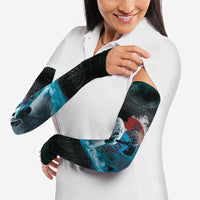 Greenlandic Polar Bear Warrior Arm Sleeves Nordic and Runes Style - Wonder Print Shop