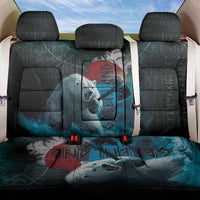 Greenlandic Polar Bear Warrior Back Car Seat Cover Nordic and Runes Style - Wonder Print Shop