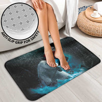 Greenlandic Polar Bear Warrior Bathroom Set Nordic and Runes Style - Wonder Print Shop