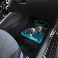 Greenlandic Polar Bear Warrior Car Mats Nordic and Runes Style - Wonder Print Shop