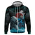 Greenlandic Polar Bear Warrior Hoodie Nordic and Runes Style - Wonder Print Shop