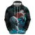 Greenlandic Polar Bear Warrior Hoodie Nordic and Runes Style - Wonder Print Shop