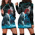 Greenlandic Polar Bear Warrior Hoodie Dress Nordic and Runes Style - Wonder Print Shop