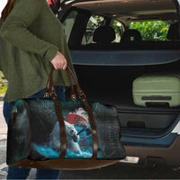 Greenlandic Polar Bear Warrior Travel Bag Nordic and Runes Style - Wonder Print Shop