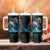 Greenlandic Polar Bear Warrior Tumbler With Handle Nordic and Runes Style - Wonder Print Shop