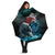 Greenlandic Polar Bear Warrior Umbrella Nordic and Runes Style - Wonder Print Shop