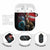 Greenlandic and Danish Together AirPods Case Polar Warrior Vikings with National Flag Grunge Style - Wonder Print Shop