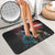 Greenlandic and Danish Together Bathroom Set Polar Warrior Vikings with National Flag Grunge Style - Wonder Print Shop