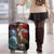Greenlandic and Danish Together Luggage Cover Polar Warrior Vikings with National Flag Grunge Style - Wonder Print Shop