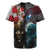 Greenlandic and Danish Together Rugby Jersey Polar Warrior Vikings with National Flag Grunge Style - Wonder Print Shop