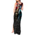 Greenlandic and Danish Together Tank Maxi Dress Polar Warrior Vikings with National Flag Grunge Style - Wonder Print Shop