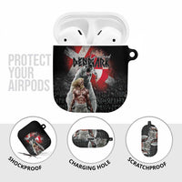 Greenlandic and Danish Together AirPods Case Viking Warrior with Polar Bear Roar - Wonder Print Shop