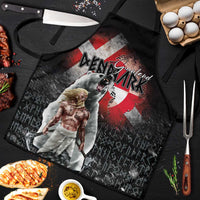 Greenlandic and Danish Together Apron Viking Warrior with Polar Bear Roar - Wonder Print Shop