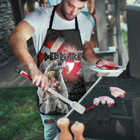 Greenlandic and Danish Together Apron Viking Warrior with Polar Bear Roar - Wonder Print Shop