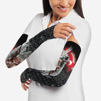 Greenlandic and Danish Together Arm Sleeves Viking Warrior with Polar Bear Roar - Wonder Print Shop