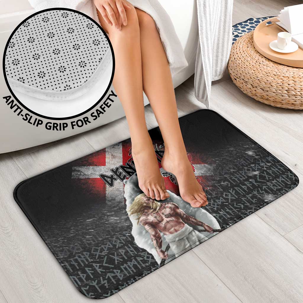 Greenlandic and Danish Together Bathroom Set Viking Warrior with Polar Bear Roar - Wonder Print Shop