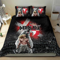 Greenlandic and Danish Together Bedding Set Viking Warrior with Polar Bear Roar - Wonder Print Shop