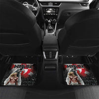 Greenlandic and Danish Together Car Mats Viking Warrior with Polar Bear Roar - Wonder Print Shop