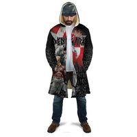 Greenlandic and Danish Together Cloak Viking Warrior with Polar Bear Roar - Wonder Print Shop