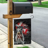 Greenlandic and Danish Together Garden Flag Viking Warrior with Polar Bear Roar - Wonder Print Shop